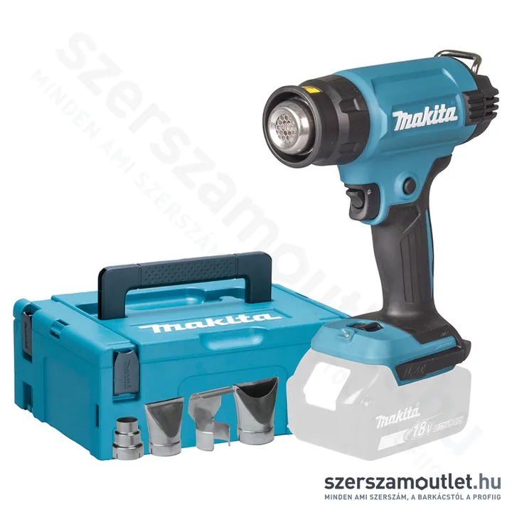 MAKITA DHG181ZJ Akkus hőlégfúvó (18V/150-550°C) (Akku és töltő nélkül!)