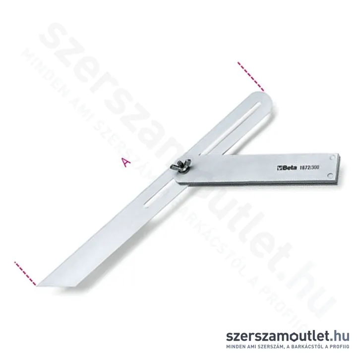 BETA 1672 Állítható szögsablon csúszó szárral 300mm (016720030)