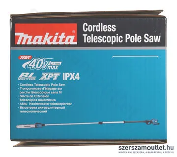 MAKITA UA004GZ Akkus szénkefementes magassági ágvágó h: 2530-3762mm (40V) (Akku és töltő nélkül!)