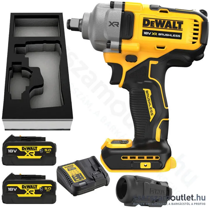 DEWALT DCF891P2G-QW Szénkefementes akkus ütvecsavarozó (1/2