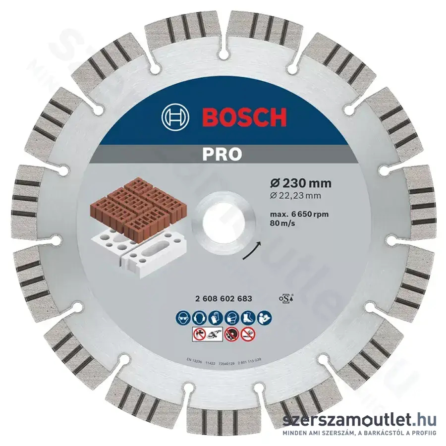BOSCH Best for Abrasive gyémánt vágótárcsa 230x22,23x2,4mm