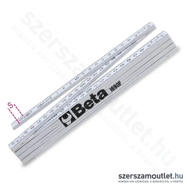 BETA 1690F/2 Üvegszálas colstok 2m, pontossági osztály: III (016900220)