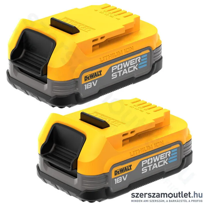 DEWALT DCBP034E2-XJ PowerStack™ Akkumulátor (1,7Ah/18V) (2 db)