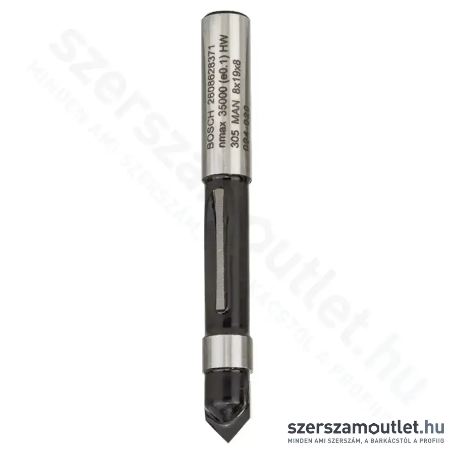 BOSCH Standard for Wood keményfém másolómaró (2 vágóél) ø 8 mm, D 8 mm, L 19 mm, G 66 mm