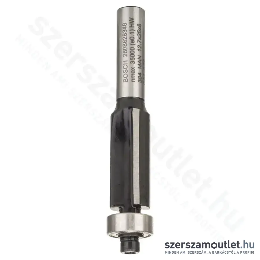 BOSCH Standard for Wood keményfém színelő maró (2 vágóél) ø 8 mm, D 12,7 mm, L 25,4 mm, G 68 mm