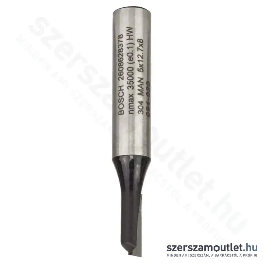 BOSCH Standard for Wood horonymaró (1 vágóél) ø 8 mm, D 5 mm, L 12,7 mm, G 51 mm