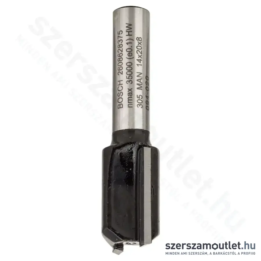BOSCH Standard for Wood horonymaró (2 vágóél) ø 8 mm, D 14 mm, L 20 mm, G 51 mm