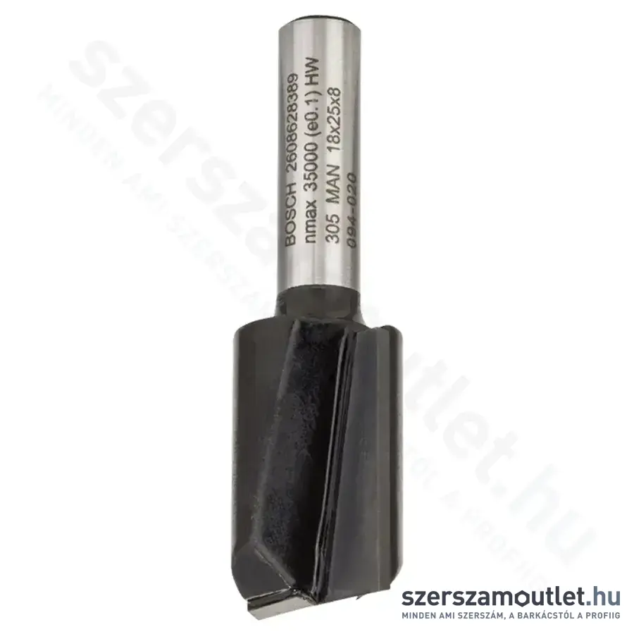 BOSCH Standard for Wood horonymaró (2 vágóél) ø 8 mm, D 18 mm, L 25 mm, G 56 mm