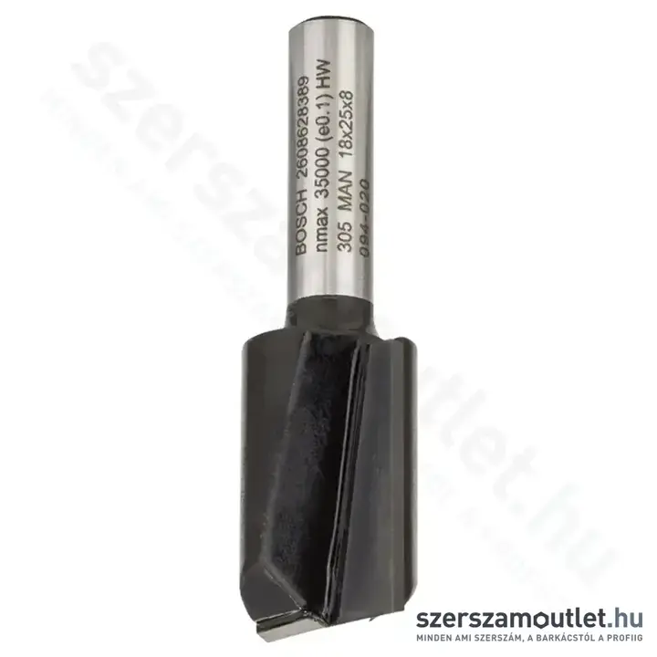 BOSCH Standard for Wood horonymaró (2 vágóél) ø 8 mm, D 18 mm, L 25 mm, G 56 mm