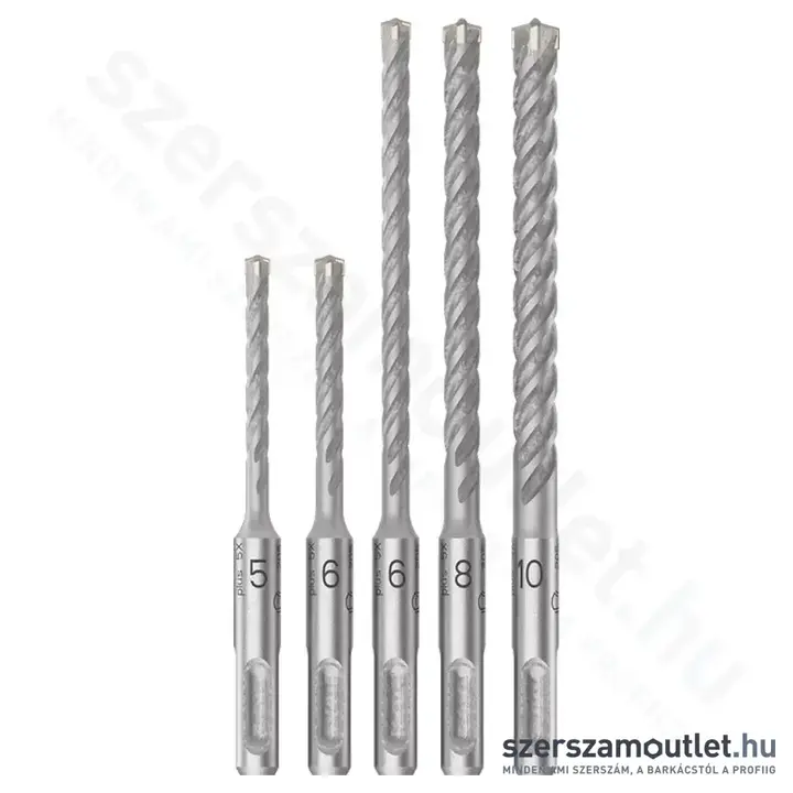 BOSCH SDS-Plus fúrószár készlet 5db-os (5-6-6-8-10mm) (2 608 833 910)