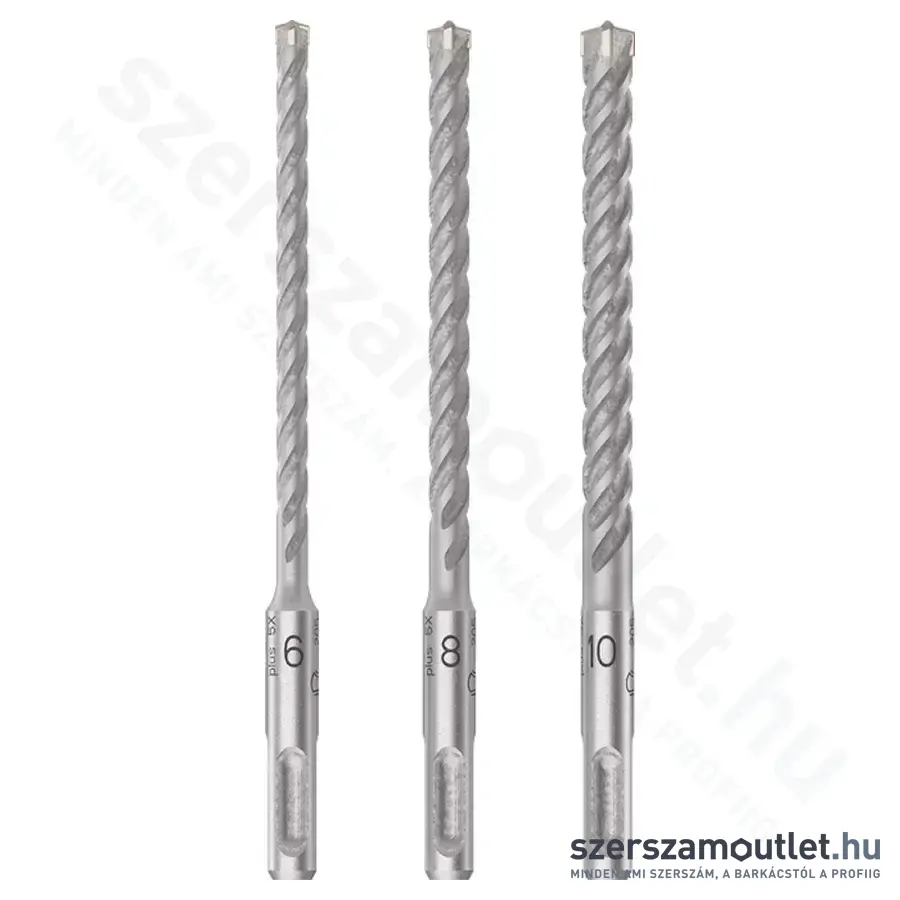 BOSCH SDS-Plus fúrószár készlet 3db-os (6-8-10mm) (2 608 833 912)