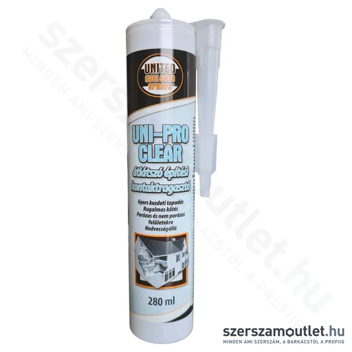 UNITED SEALANTS Uni-Pro Clear kontaktragasztó 280ml (átlátszó) (US3031)