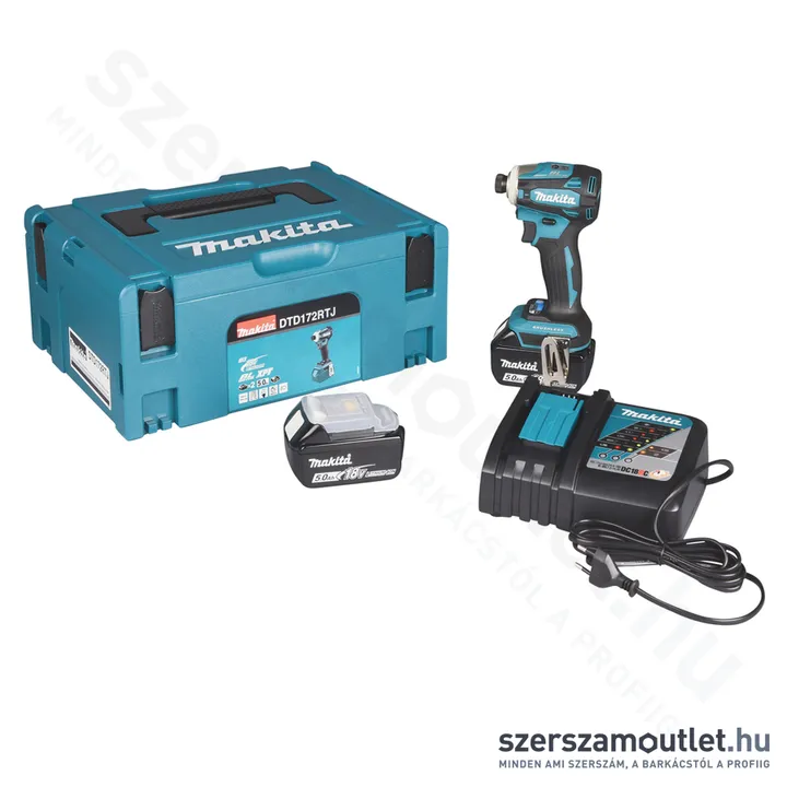 MAKITA DTD172RTJ Akkus szénkefementes ütvecsavarozó 1/4