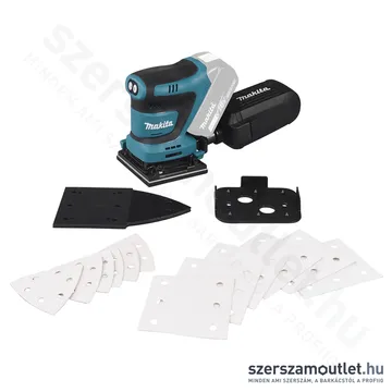 MAKITA DBO480Z Akkus rezgőcsiszoló (18V/93x228mm) (Akku és töltő nélkül!)