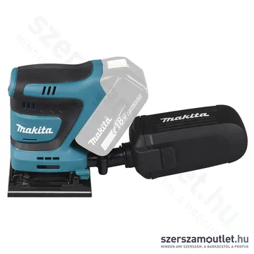 MAKITA DBO480Z Akkus rezgőcsiszoló (18V/93x228mm) (Akku és töltő nélkül!)