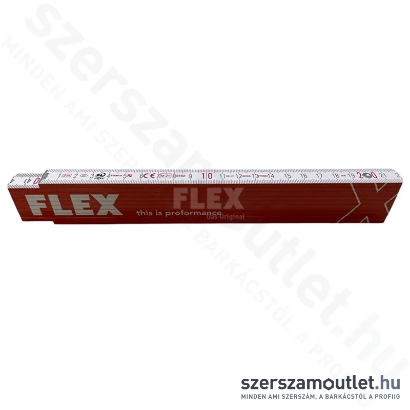 FLEX Összehajtogatható mérőléc 2m/16mm (291.064)