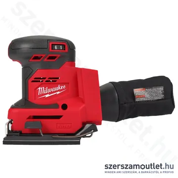 MILWAUKEE M18 BQSS-0 Akkus rezgőcsiszoló (18V/113x104mm) (Akku és töltő nélkül!) (4933479966)