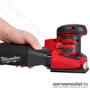 MILWAUKEE M18 BQSS-0 Akkus rezgőcsiszoló (18V/113x104mm) (Akku és töltő nélkül!) (4933479966)