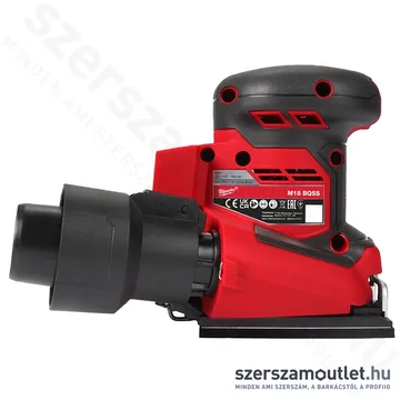 MILWAUKEE M18 BQSS-0 Akkus rezgőcsiszoló (18V/113x104mm) (Akku és töltő nélkül!) (4933479966)