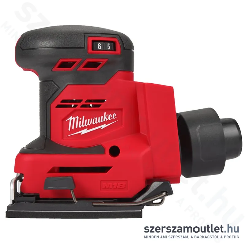 MILWAUKEE M18 BQSS-0 Akkus rezgőcsiszoló (18V/113x104mm) (Akku és töltő nélkül!) (4933479966)