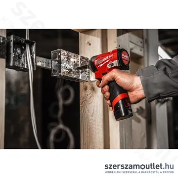 MILWAUKEE M12 FID2-202X Akkus ütvecsavarozó kofferben (1/4