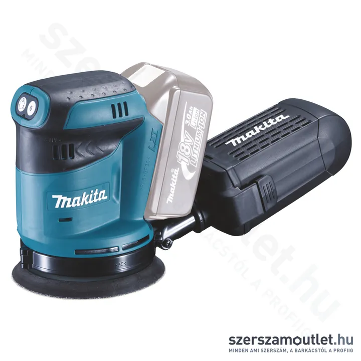 MAKITA DBO180Z Akkus excentercsiszoló (18V/123mm) (Akku és töltő nélkül!)