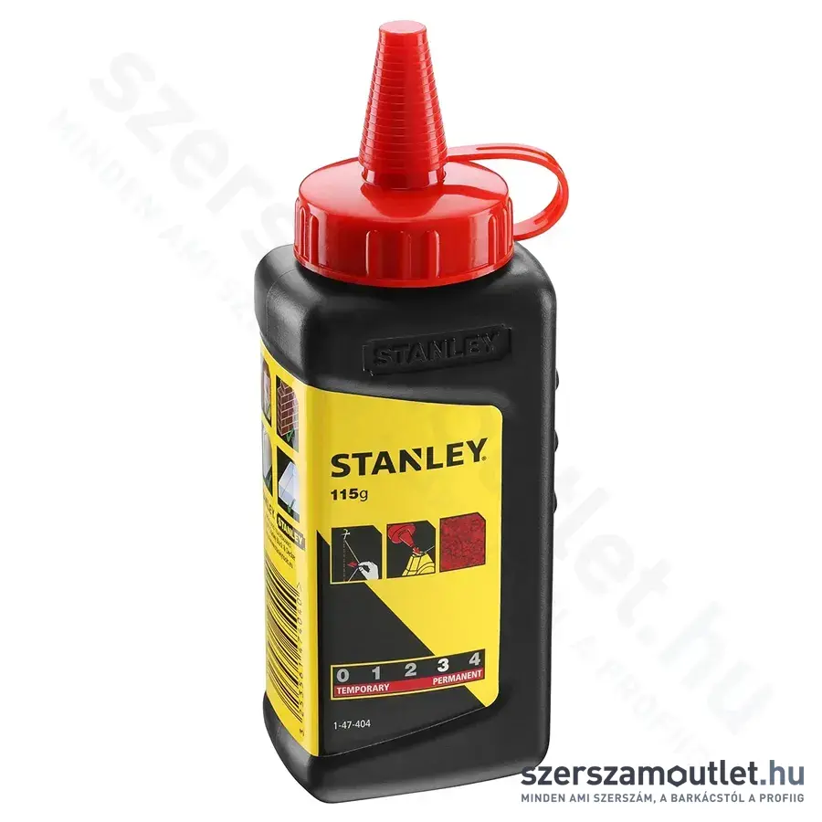 STANLEY Krétapor piros 115g (1-47-404)