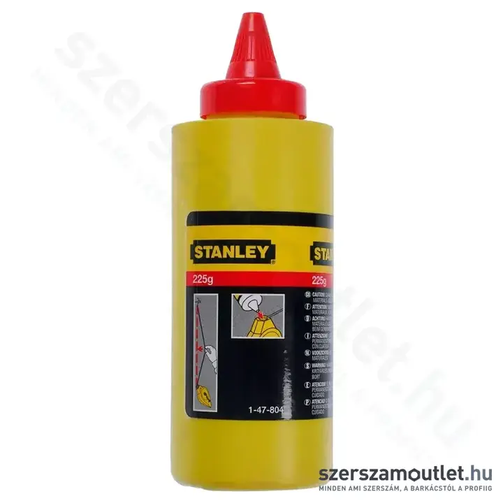 STANLEY Krétapor piros 225g (1-47-804)