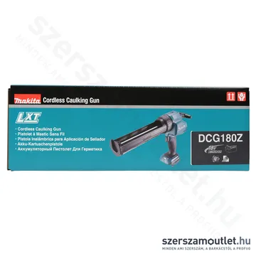 MAKITA DCG180Z Akkus kartus kinyomó pisztoly (18V) (Akku és töltő nélkül!)