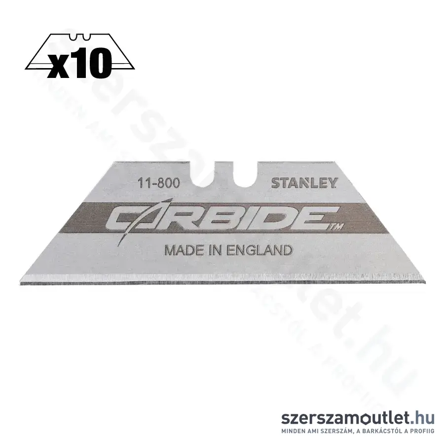 STANLEY Carbid trapézpenge 10db (2-11-800)
