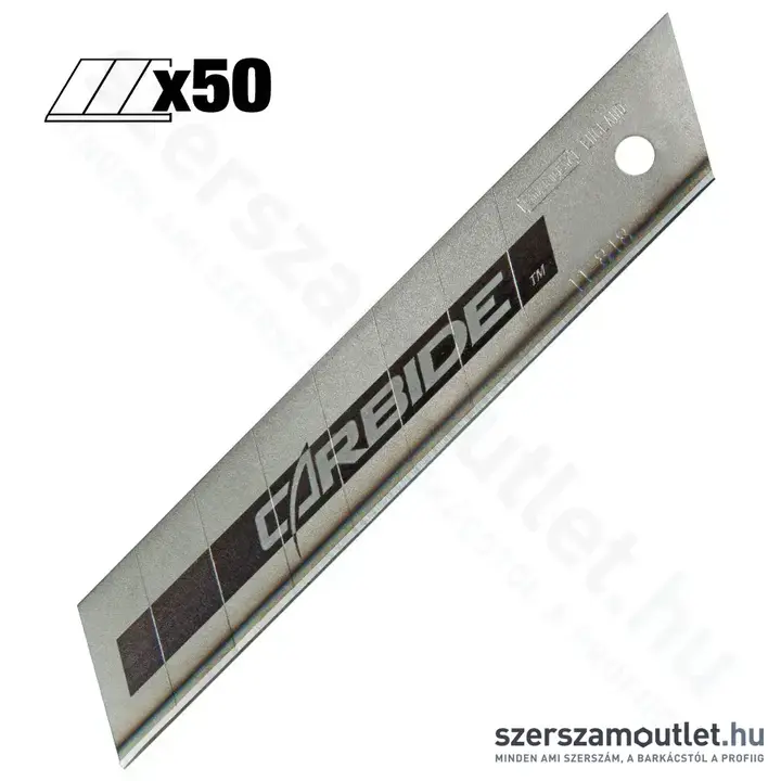 STANLEY FatMax karbid bevonatú tördelhető penge 18mm 50db