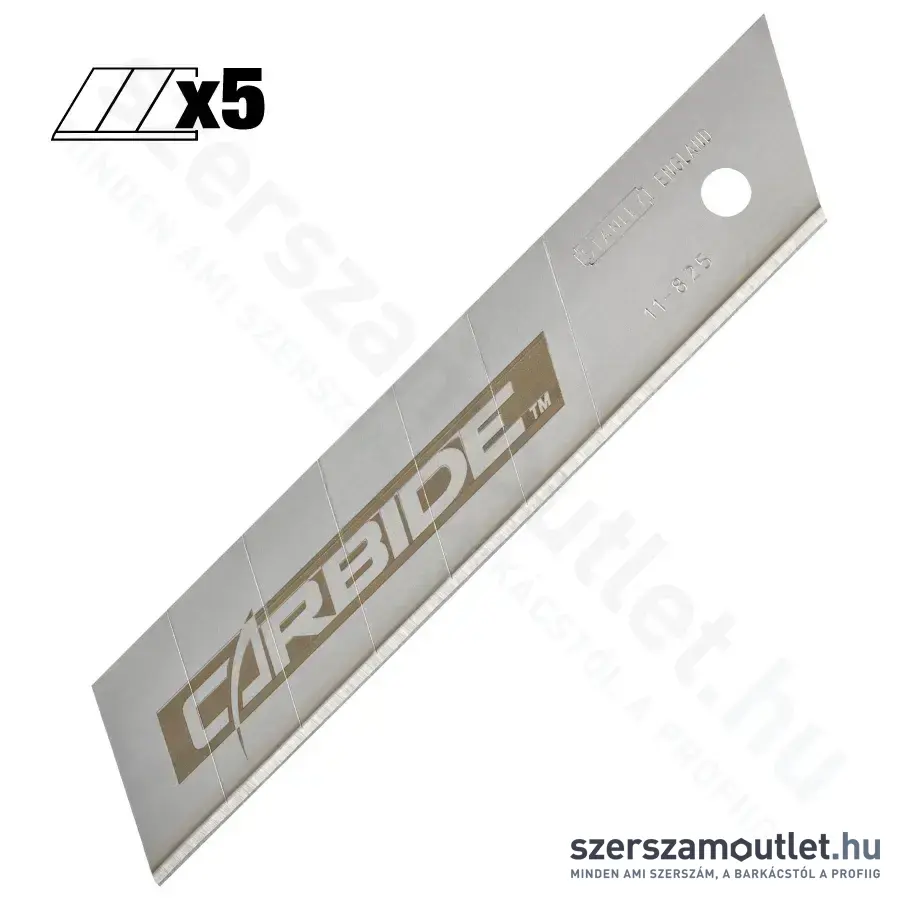 STANLEY FatMax karbid bevonatú tördelhető penge 25mm, 5db (STHT0-11825)