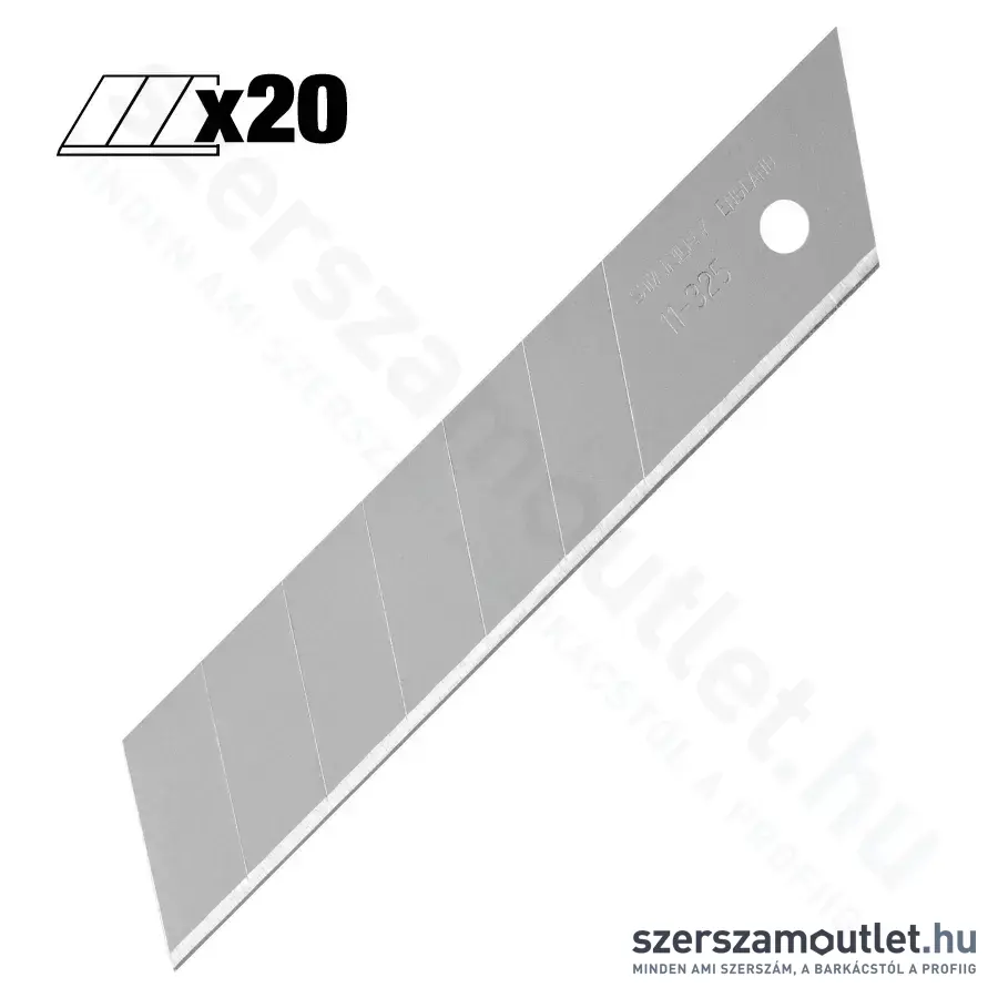 STANLEY Tördelhető penge 25mm 20db (1-11-325)
