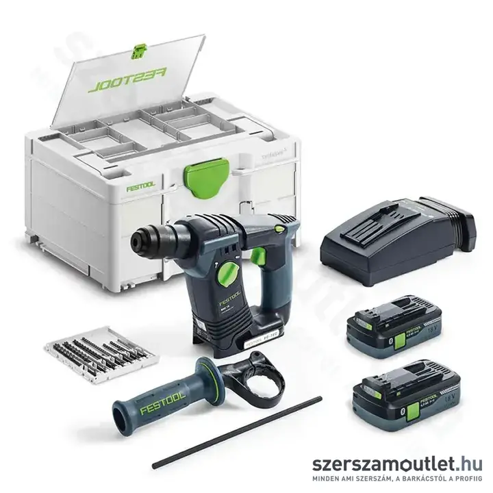 FESTOOL BHC 18 HPC 4,0 I-Plus akkus fúrókalapács (18V 4,0Ah)