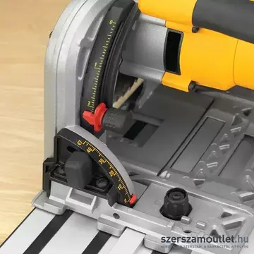 DEWALT DWS520KTR Merülőfűrész, 165mm, 1300W/230V + DWS5022 vezetősín 1,5m TSTAK kofferben