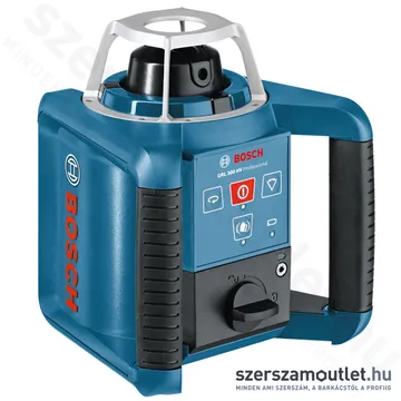 BOSCH GRL 300 HV Forgólézer + vevő +távirányító +állvány +léc +koffer (PIROS) (061599403Y)