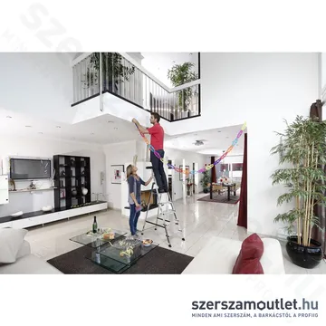 KRAUSE MONTO SECURY Lépcsőfokos állólétra 5 fokos (126535)
