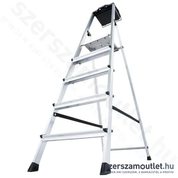 KRAUSE MONTO SECURY Lépcsőfokos állólétra 5 fokos (126535)