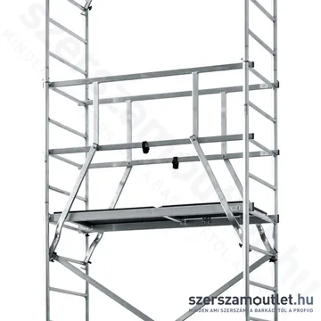 KRAUSE CLIMTEC Alumínium munkaállvány, 2. magasítás 7,0m (710147)