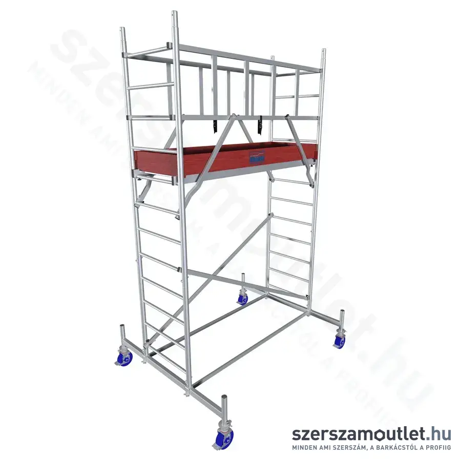 KRAUSE PROTEC Alumínium gurulóállvány 4,3m (940117)