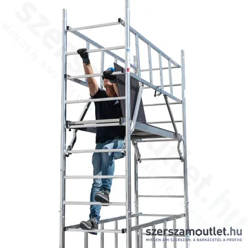 KRAUSE PROTEC Alumínium gurulóállvány 6,3m (940131)