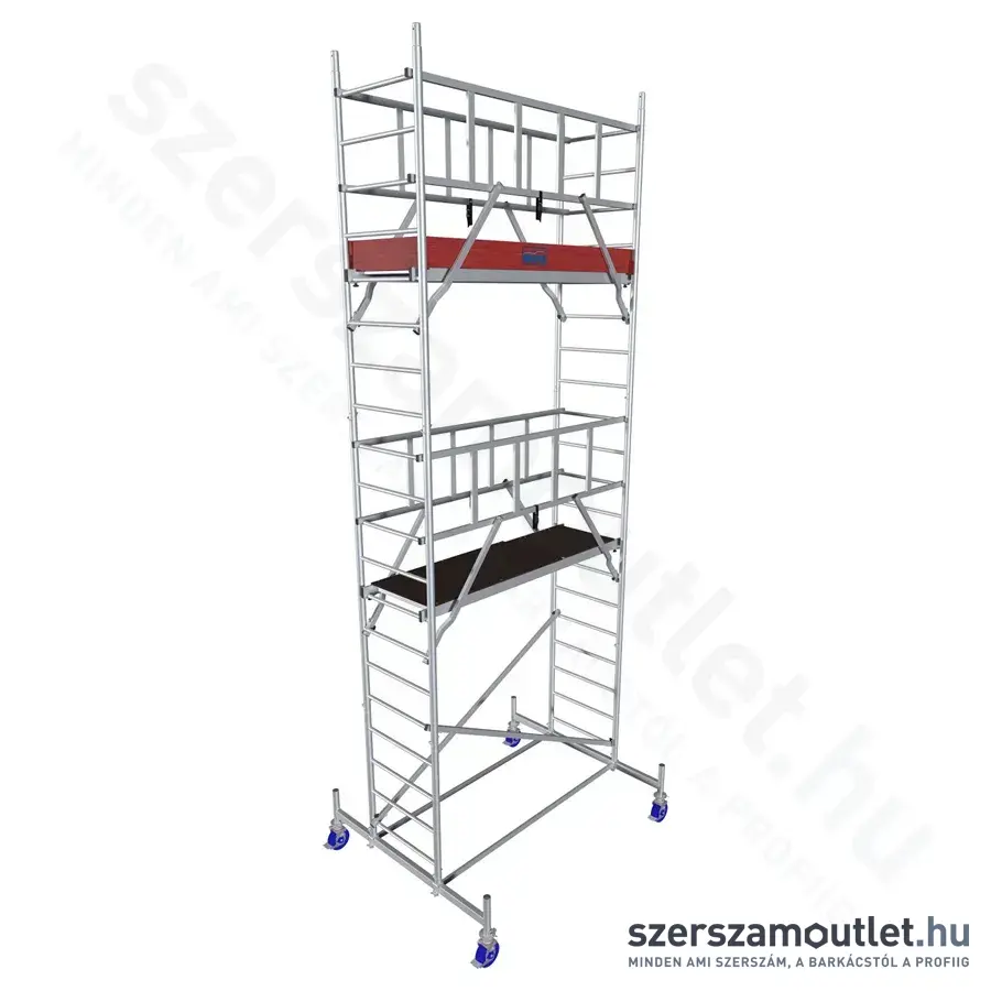 KRAUSE PROTEC Alumínium gurulóállvány 6,3m (940131)