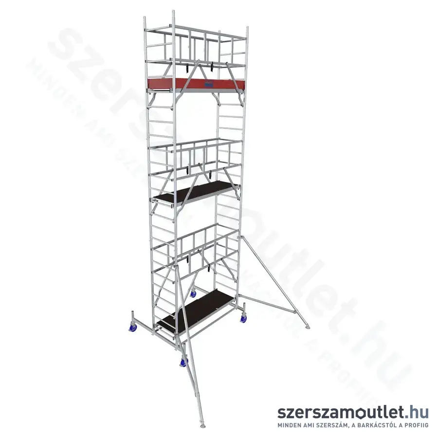 KRAUSE PROTEC Alumínium gurulóállvány 7,3m (940148)