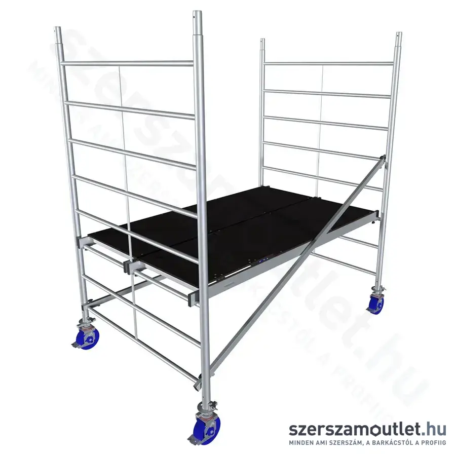 KRAUSE PROTEC XXL Alumínium gurulóállvány (széles kivitel) 2,9m (945105)