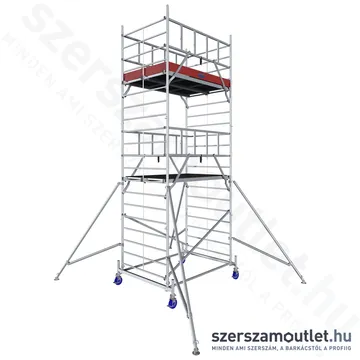 KRAUSE PROTEC XXL Alumínium gurulóállvány (széles kivitel) 6,3m (945136)