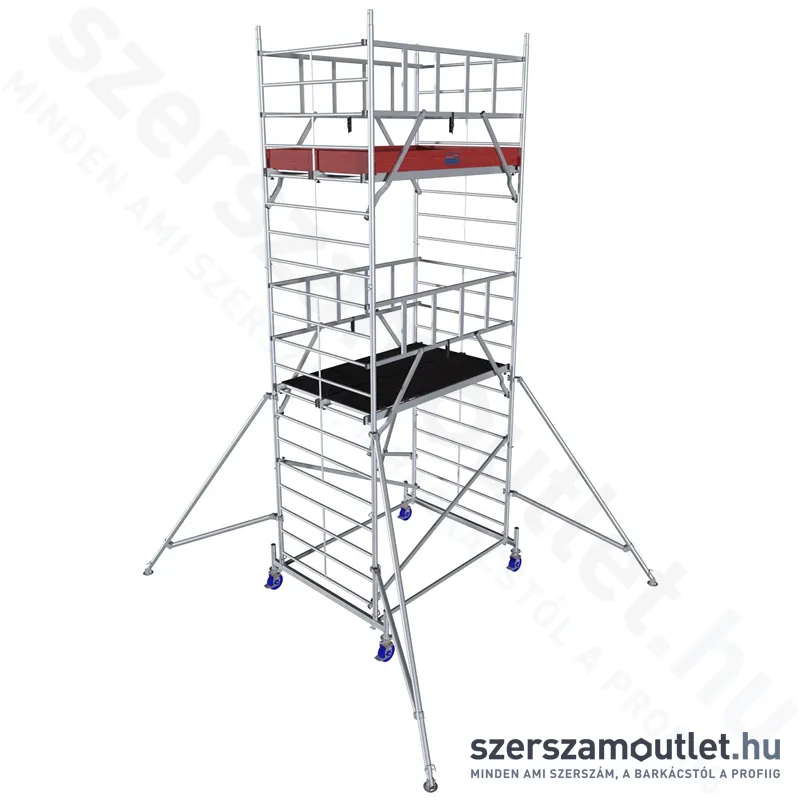 KRAUSE PROTEC XXL Alumínium gurulóállvány (széles kivitel) 6,3m (945136)