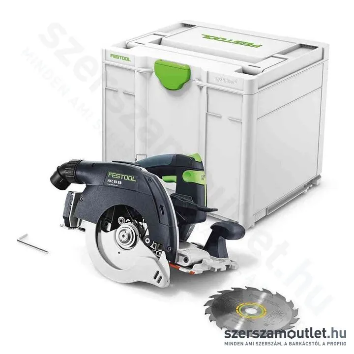 FESTOOL HKC 55 EB-Basic akkus körfűrész Systainer-ben (18V) (akku és töltő nélkül!)