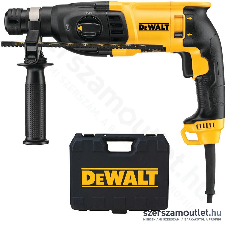 DEWALT D25133K-QS Fúró-vésőkalapács kofferben (800W/2,6J)