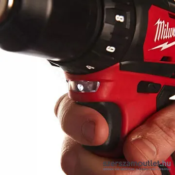 MILWAUKEE M12 BDD-402C Akkus fúró-csavarbehajtó kofferben (38Nm/2x4,0Ah/12V) (4933441925)