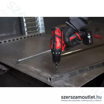 MILWAUKEE M12 BDD-402C Akkus fúró-csavarbehajtó kofferben (38Nm/2x4,0Ah/12V) (4933441925)